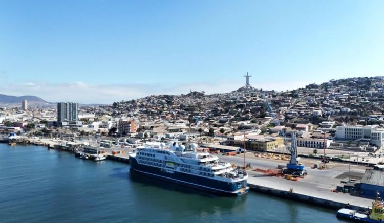 El puerto de Coquimbo cerró la temporada de cruceros con 9 recaladas y 18.000 visitantes