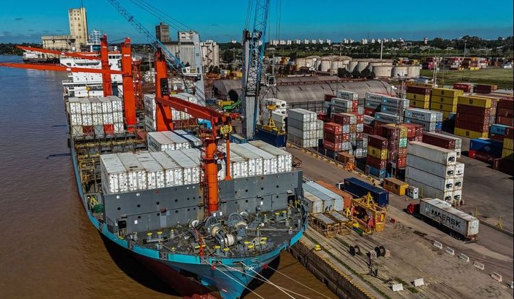 Puerto de Rosario movilizó 3,5 millones de toneladas en 2025 y alcanzó un récord histórico en contenedores