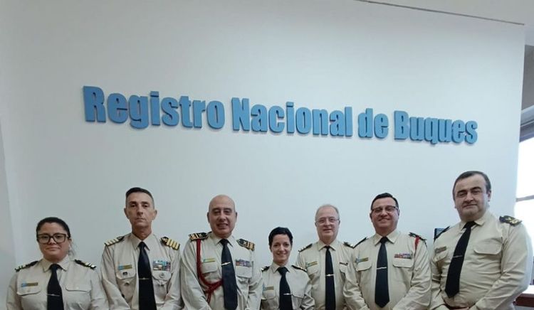 El Suboficial Encargado General de la Prefectura Naval visitó la Dirección de Policía de Seguridad de la Navegación y el Registro Nacional de Buques