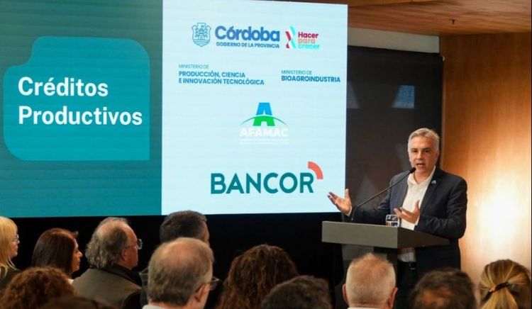 Córdoba lanza créditos por $30.000 millones para el sector agroindustrial y metalmecánico