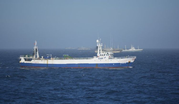 Prefectura detectó un pesquero español con maniobras de pesca ilegal en la ZEEA