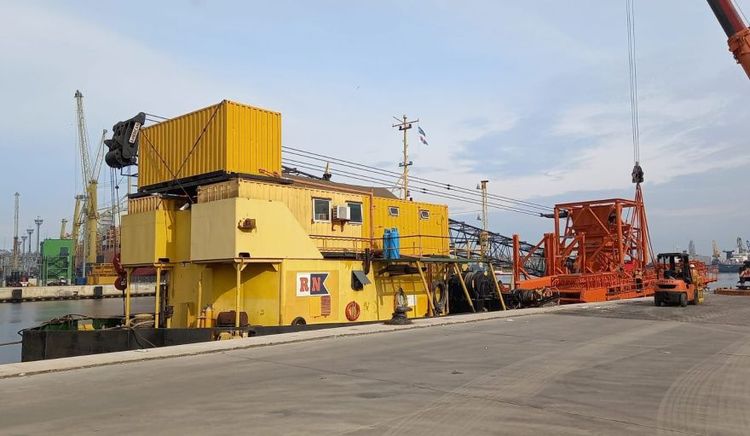 RN Salvamento completó el traslado de estructuras mineras y avanza en la construcción de su base con valor histórico