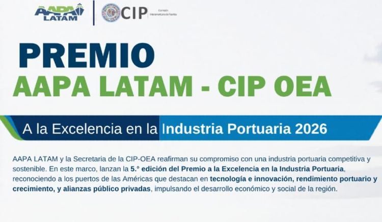 AAPA LATAM y la OEA convocan a la quinta edición del Premio a la Excelencia en la Industria Portuaria de las Américas