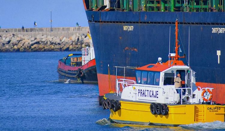 Cinco buques operan en Puerto Quequén en el inicio de la semana