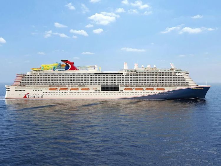 Imagen de portada - Apertura de reservas para el Carnival Tropicale para su debut en Galveston en 2028