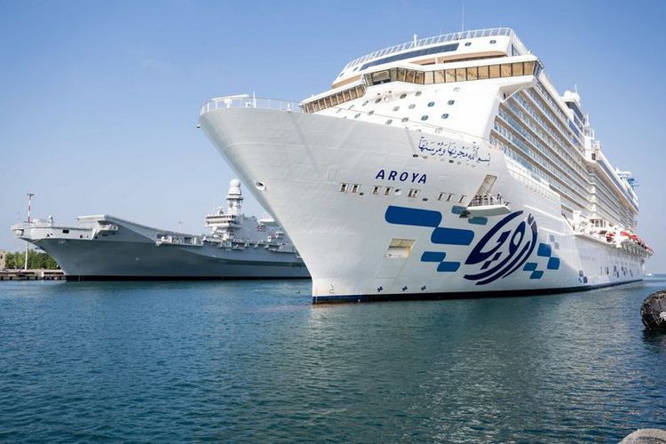 Imagen de portada - Aroya atraca en Tarento como hotel flotante para los Juegos Mediterráneos