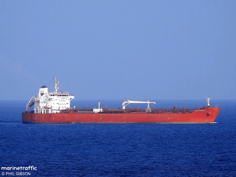 Imagen de portada - Ataque Houthi contra el petrolero de bandera saudí NCC Ghazal en el Mar Rojo