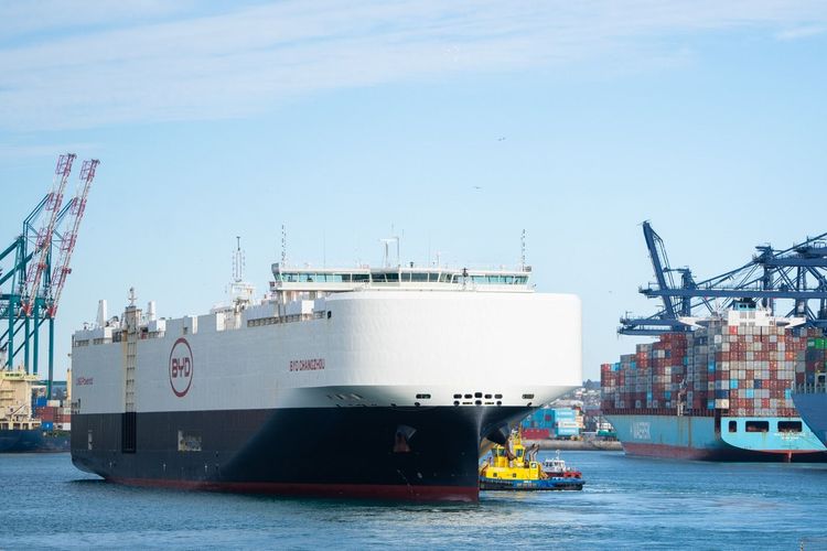 Imagen de portada - BYD Changzhou Vessel Completes First Voyage to Chile with Unloading of 1,918 Electric Vehicles