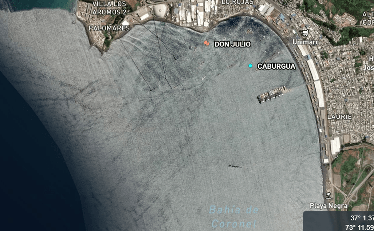 Imagen de portada - Bad Weather Suspends Operations in Bio Bio Region Ports