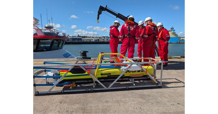Imagen de portada - Bedrock Ocean Exploration y First Marine Solutions establecen un centro en el Reino Unido y Europa para estudios submarinos autónomos
