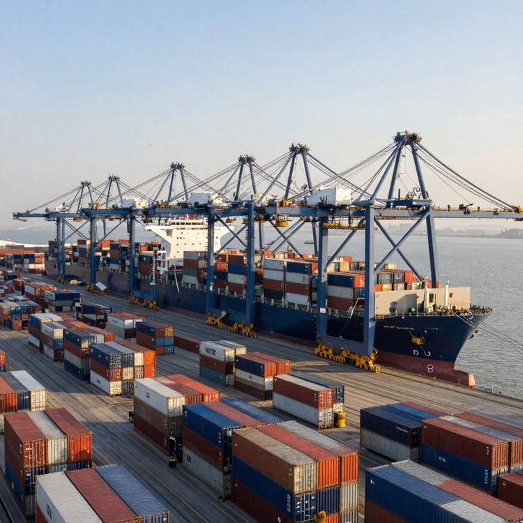 Imagen de portada - By the end of August, the Port will have 20,000 new square meters for storage in the Wissocq industrial estate area