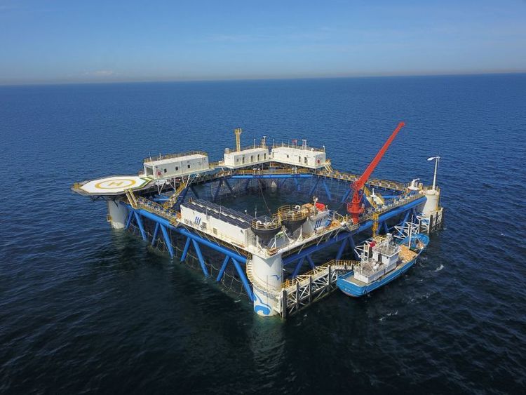 Imagen de portada - CIMC Raffles Delivers 100 kW Offshore Solar Platform with Bamboo Structure