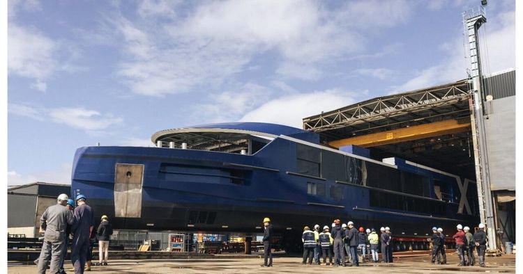 Imagen de portada - Celebrity River Cruises' first vessel is floated out