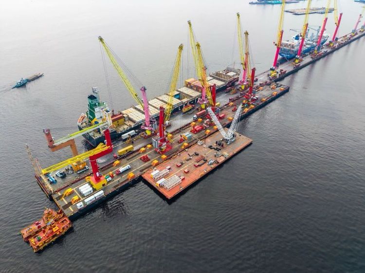 Imagen de portada - Chibatão Group Relocates Temporary Pier to Itacoatiara Port in Brazil