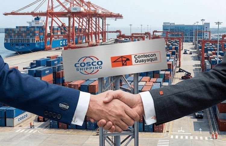 Imagen de portada - Cosco Shipping and Contecon Strengthen Operations in the Port of Guayaquil