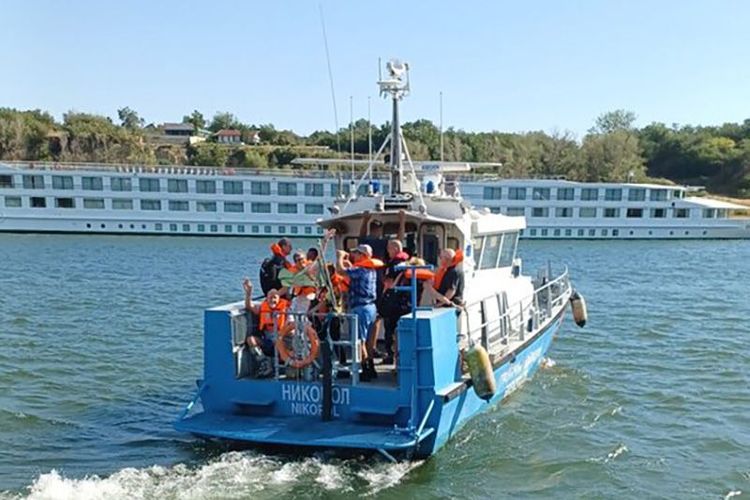 Imagen de portada - Crucero Viking Ullur Encallado en el Río Danubio en Bulgaria