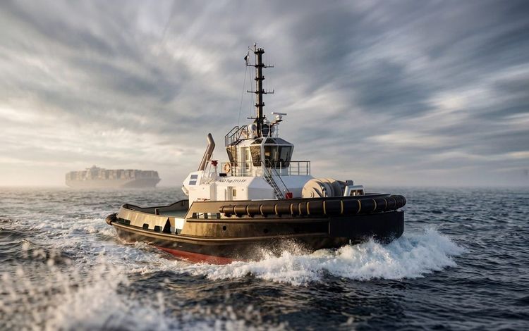 Imagen de portada - Damen ASD Tug 2713 Fuel Flexible recibe aprobación de clase y estado de bandera