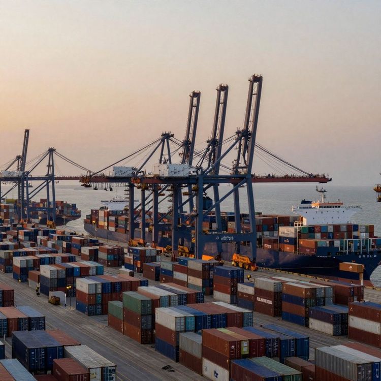 Imagen de portada - El CMA CGM NOTRE DAME llega a Hamburgo como el portacontenedores de bandera europea más grande