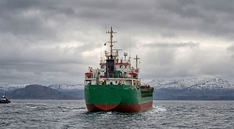 Imagen de portada - Fire on Doña Mimi Ship Activates Operation in Strait of Magellan