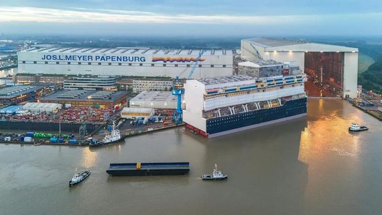 Imagen de portada - First Section of Disney Believe Floated Out at Meyer Werft