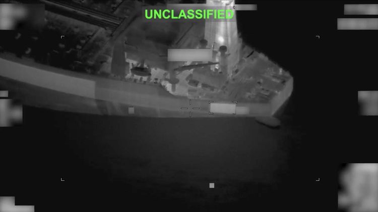 Imagen de portada - Fuerzas de EE. UU. Inhabilitan Buque Tanque Sancionado con Destino a Irán Mientras Continúa la Aplicación del Bloqueo