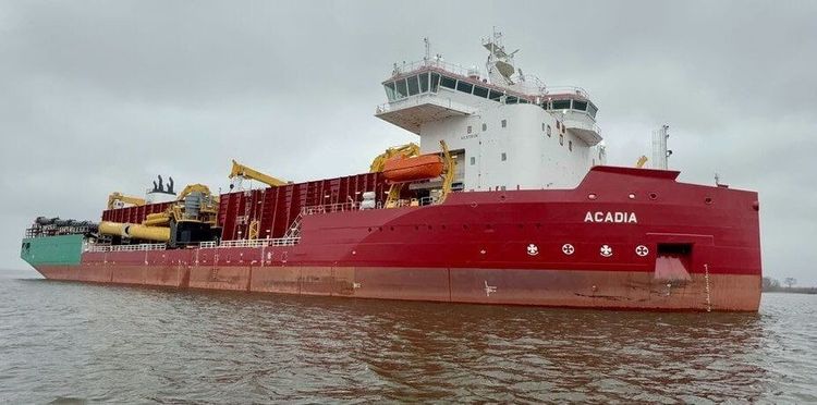 Imagen de portada - Great Lakes Recibe el Primer Buque de Instalación de Roca Jones Act de Bandera Estadounidense