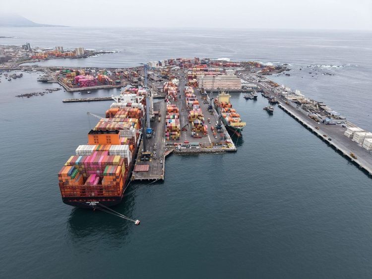 Imagen de portada - ITI to be the first terminal in northern Chile with electric container cranes