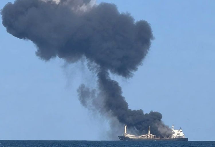 Imagen de portada - India Protests to Russia Over Crew Deaths in Ship Attack in Odesa