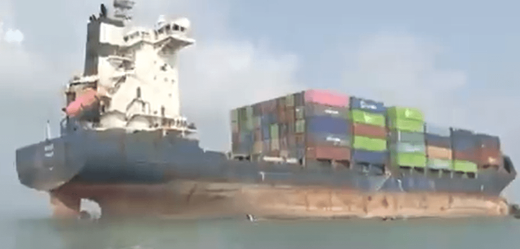 Imagen de portada - Iran Claims Ship Ran Aground in Strait of Hormuz Due to Unauthorized Route