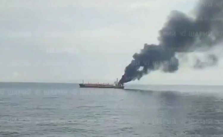 Imagen de portada - LPG Gas Lisbon ship attacked off Romania en route to Ukraine