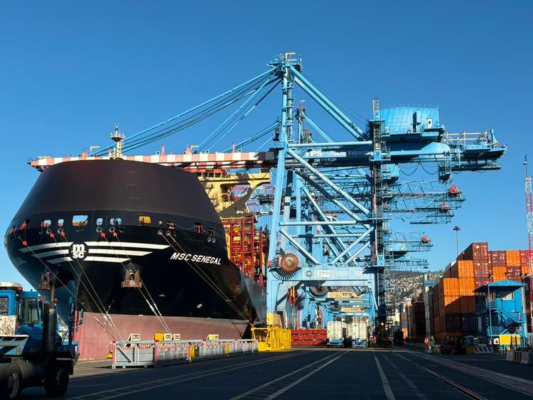 Imagen de portada - MSC Senegal Makes Inaugural Call at Terminal Pacífico Sur