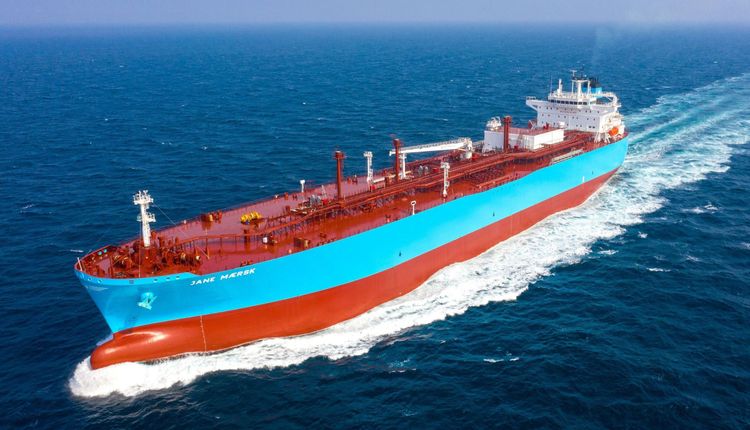 Imagen de portada - Maersk Recibe el Primer Buque de Amoníaco de Gran Capacidad de HD Hyundai Samho