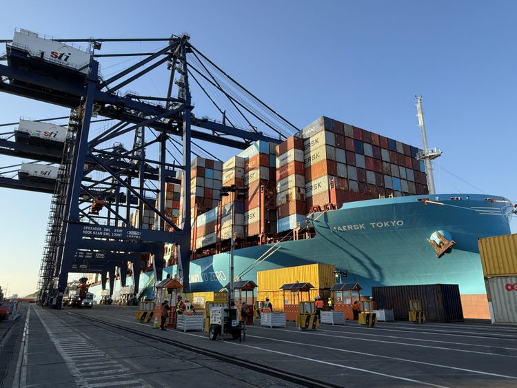 Imagen de portada - Maersk Tokyo Arrives in San Antonio with Methanol Propulsion