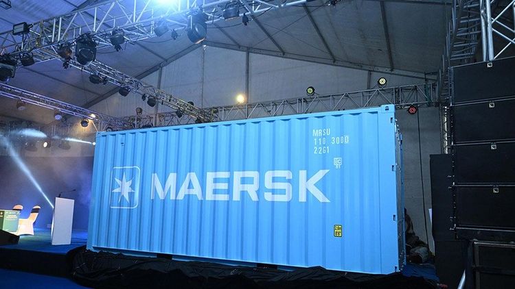 Imagen de portada - Maersk adquiere el primer contenedor de envío EXIM fabricado en India