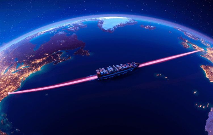 Imagen de portada - Maersk explores transatlantic route for nuclear container ships