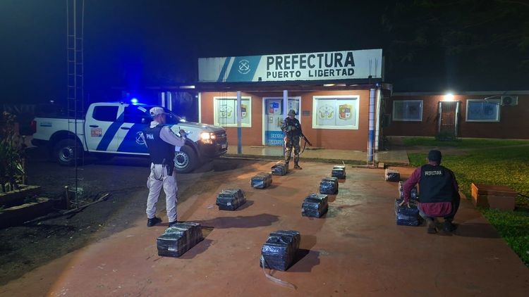 Imagen de portada - Misiones: Prefecture seized over 340 kilos of drugs