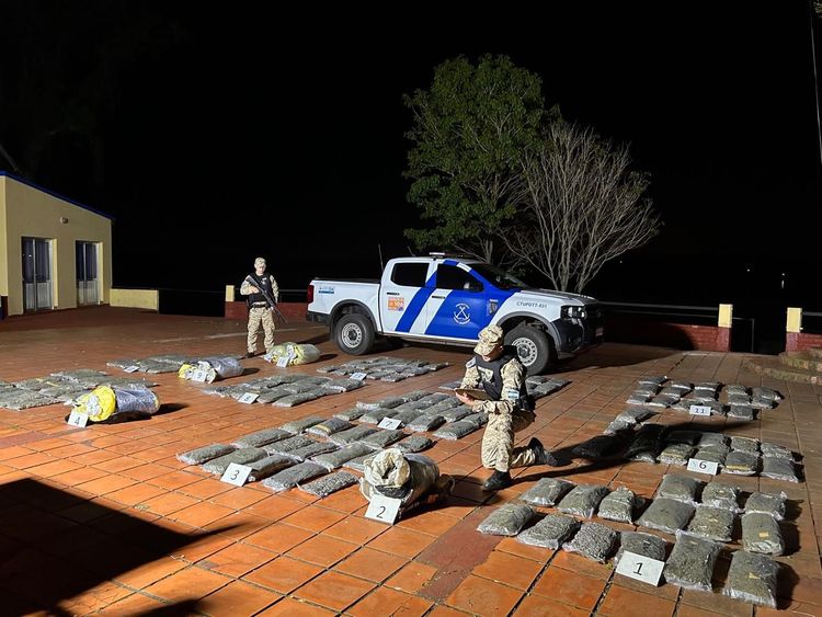 Imagen de portada - Misiones: Prefecture seized over 400 kilos of drugs