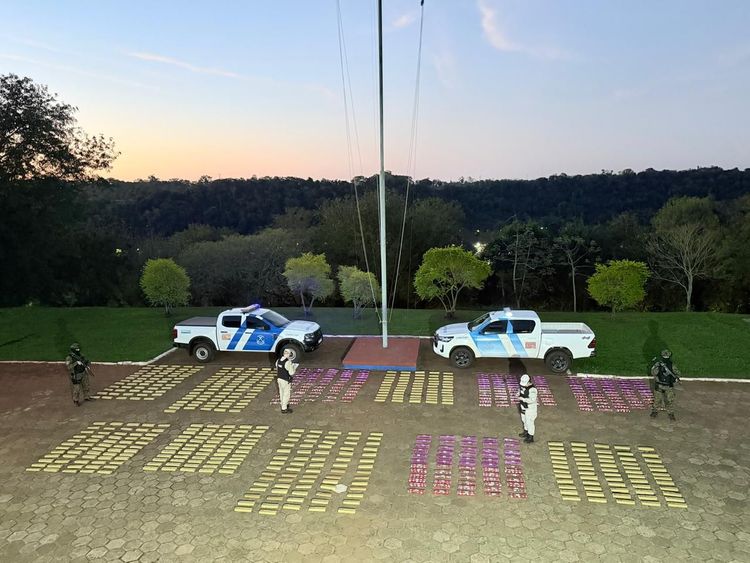 Imagen de portada - Misiones: Prefecture seized over half a ton of drugs
