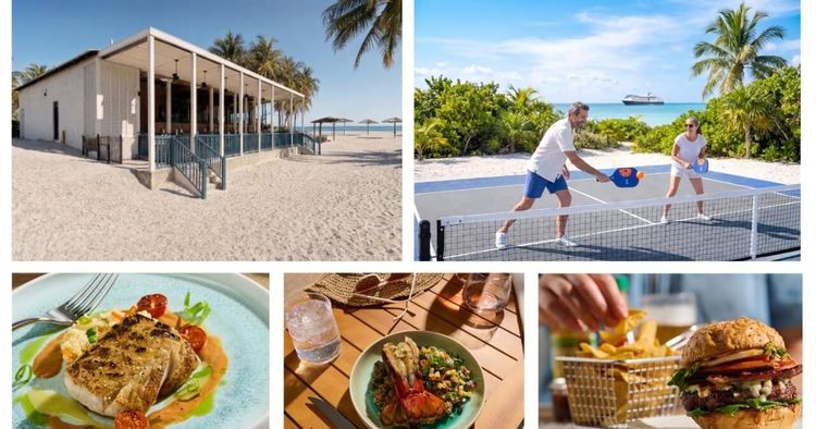 Imagen de portada - New Beach Club, dining at HAL's RelaxAway, Half Moon Cay