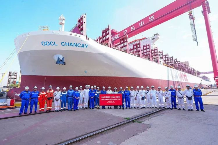 Imagen de portada - New OOCL Chancay Container Ship Launched to Operate Between Peru and Asia