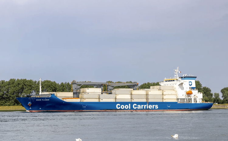 Imagen de portada - Nissen Kaiun Receives New Reefer Vessel from Kitanihon Shipbuilding