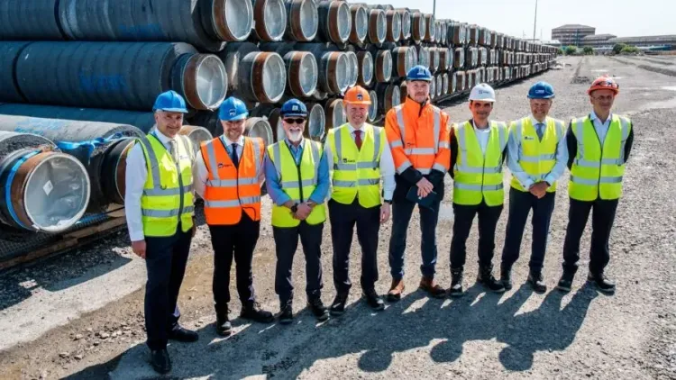 Imagen de portada - Northern Endurance Partnership Begins Offshore Construction at Port of Hartlepool