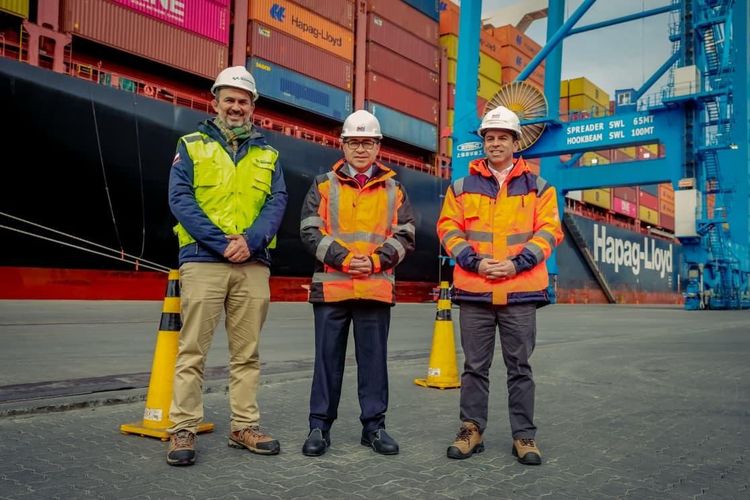Imagen de portada - Presidential Delegate of Bio Bio visits San Vicente port terminal