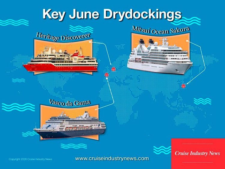 Imagen de portada - Principales diques secos de cruceros en junio