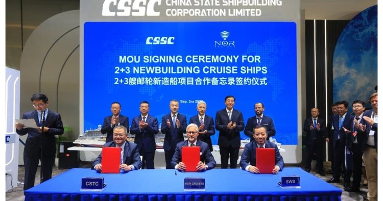 Imagen de portada - SWS asegura pedidos de 2+3 cruceros de Nor Cruises en un MOU histórico