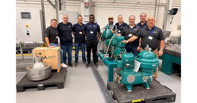 Imagen de portada - Separator Spares & Equipment Completes GEA Westfalia Separators' Marine Service Training