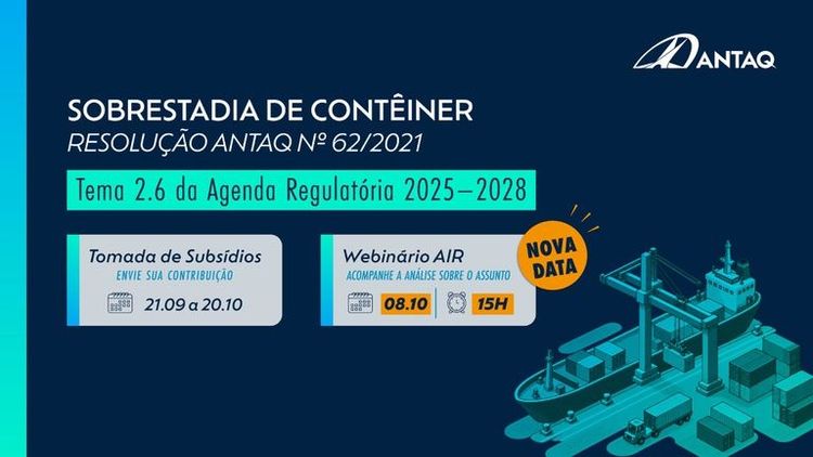 Imagen de portada - Sobrestadia de contêiner: webinário tem nova data