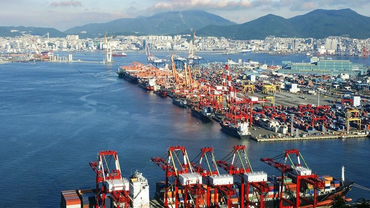 Imagen de portada - South Korean Ports Record 4.8% Drop in Cargo Volume