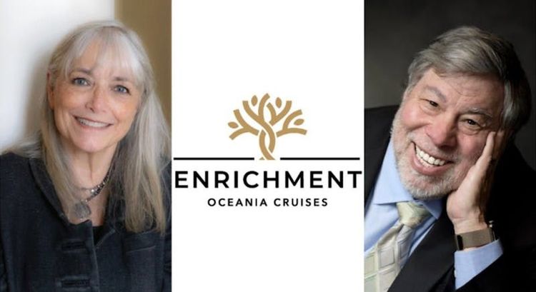 Imagen de portada - Steve Wozniak y Karen Allen se unen a la nueva serie "Curated Conversations" de Oceania Cruises