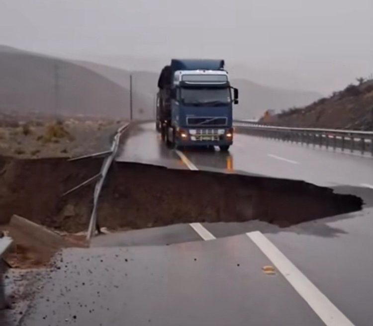 Imagen de portada - Storm Causes Multiple Damages on Route 5 in Atacama, Chile